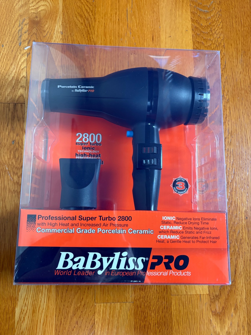 BaByliss Pro Super Turbo 2800 Hair Dryer
